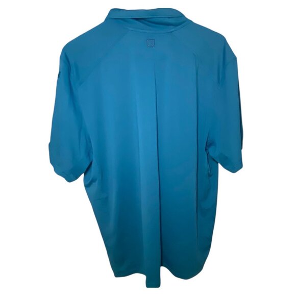 5.11 Tactical Polo Shirt Blue Performance Short Sleeve Lightweight Comfortable - Picture 2 of 3